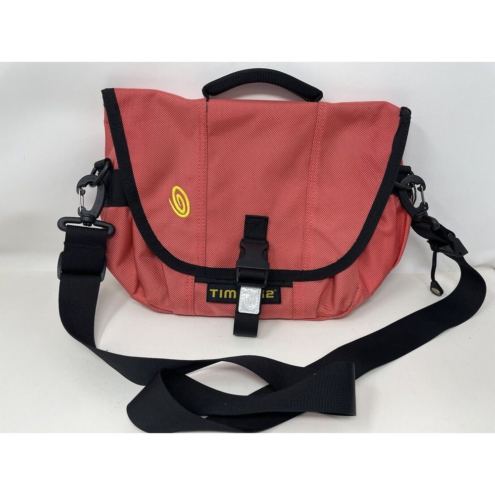Timbuc2 Bag Travel Hiking Unisex Red Pink CrossBody Messenger Pockets Light Wear